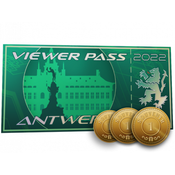 Antwerp 2022 Viewer Pass + 3 Souvenir Tokens